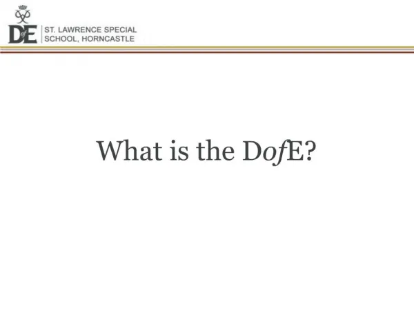 What is the DofE