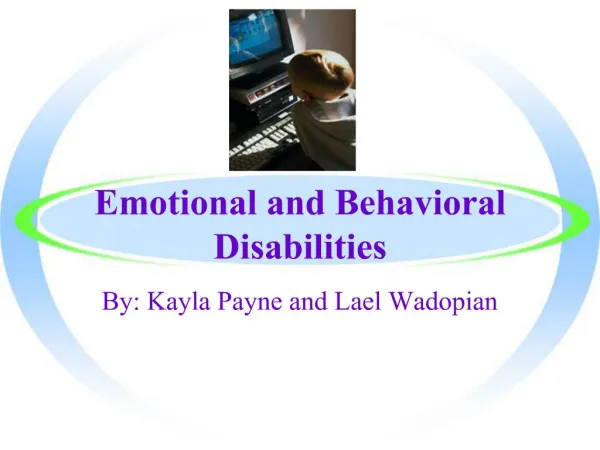 Emotional and Behavioral Disabilities