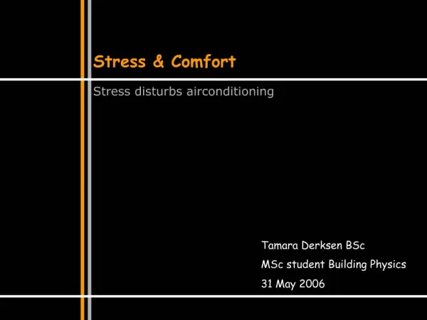Stress Comfort