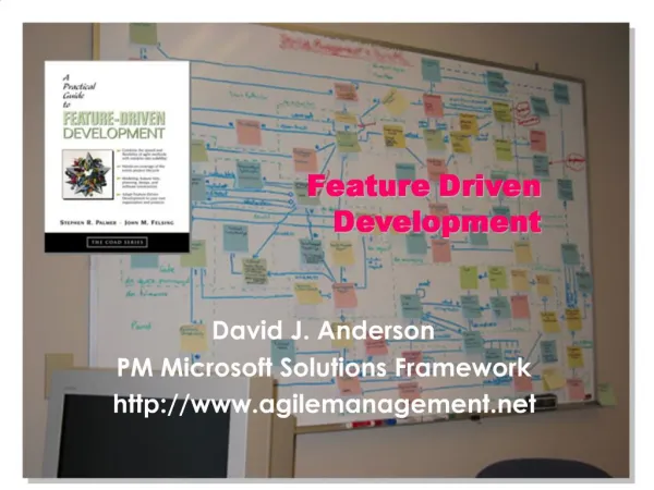 David J. Anderson PM Microsoft Solutions Framework agilemanagement