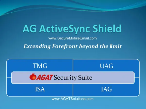 AG ActiveSync Shield