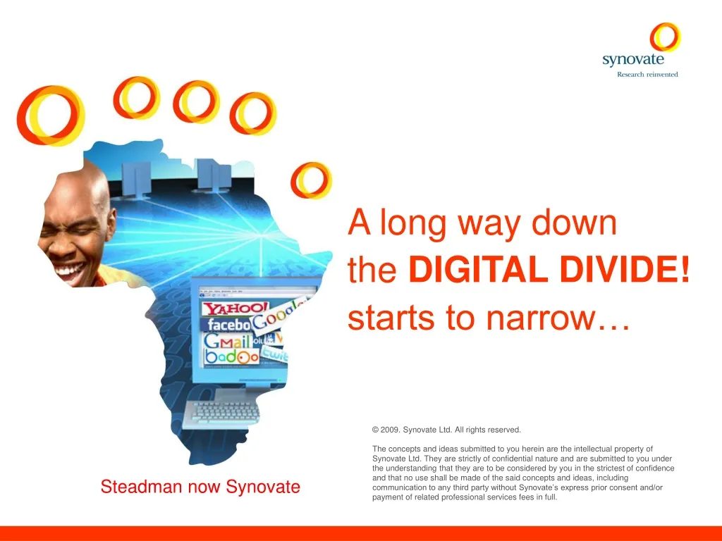 a long way down the digital divide starts