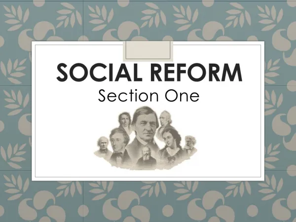 Social Reform