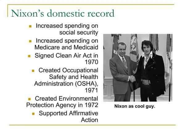 Nixon s domestic record