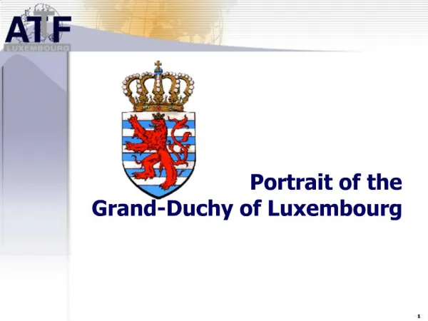 Portrait of the Grand-Duchy of Luxembourg