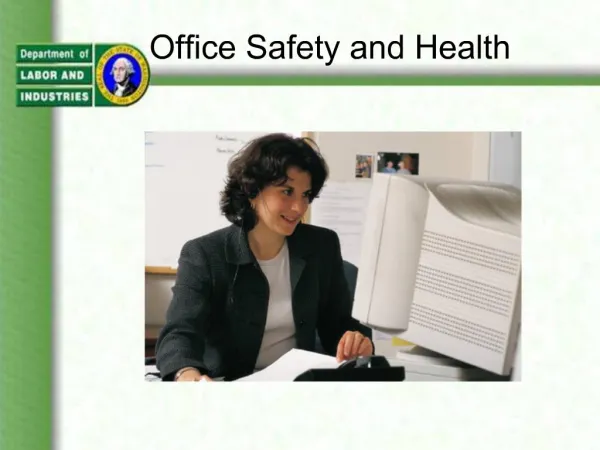 Office Safety and Health