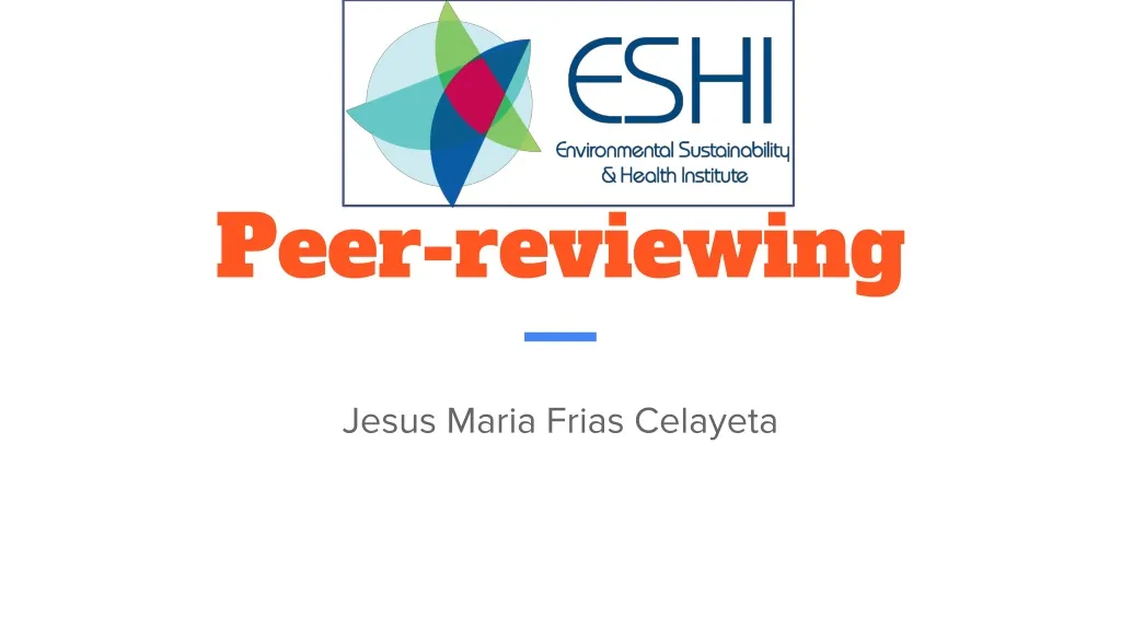peer reviewing