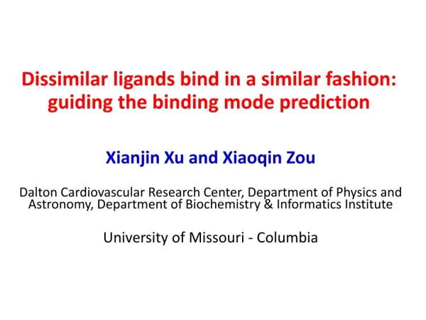 Dissimilar ligands bind in a similar fashion: guiding the binding mode prediction