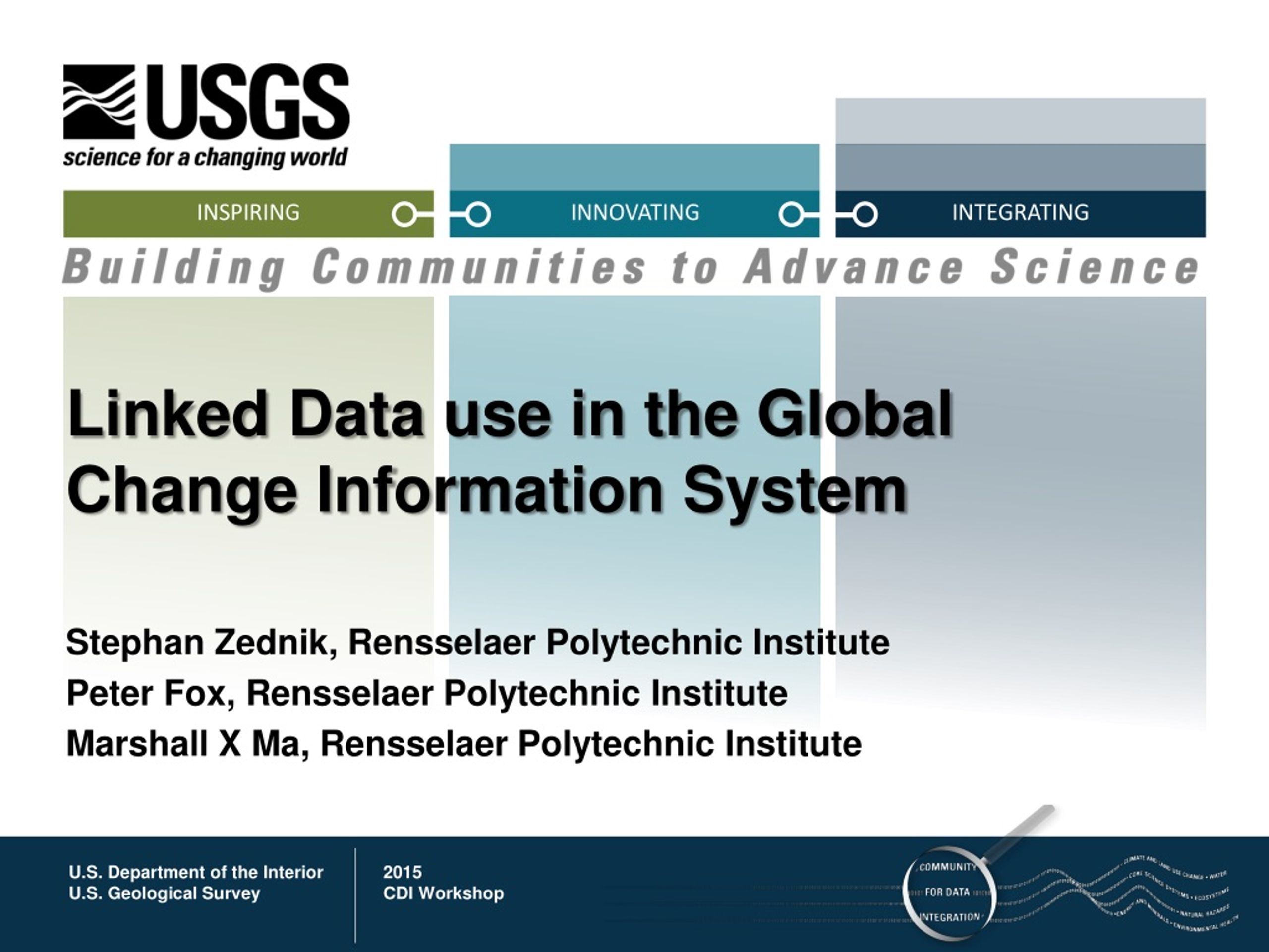 PPT - Leveraging Linked Data in the Global Change Information System ...