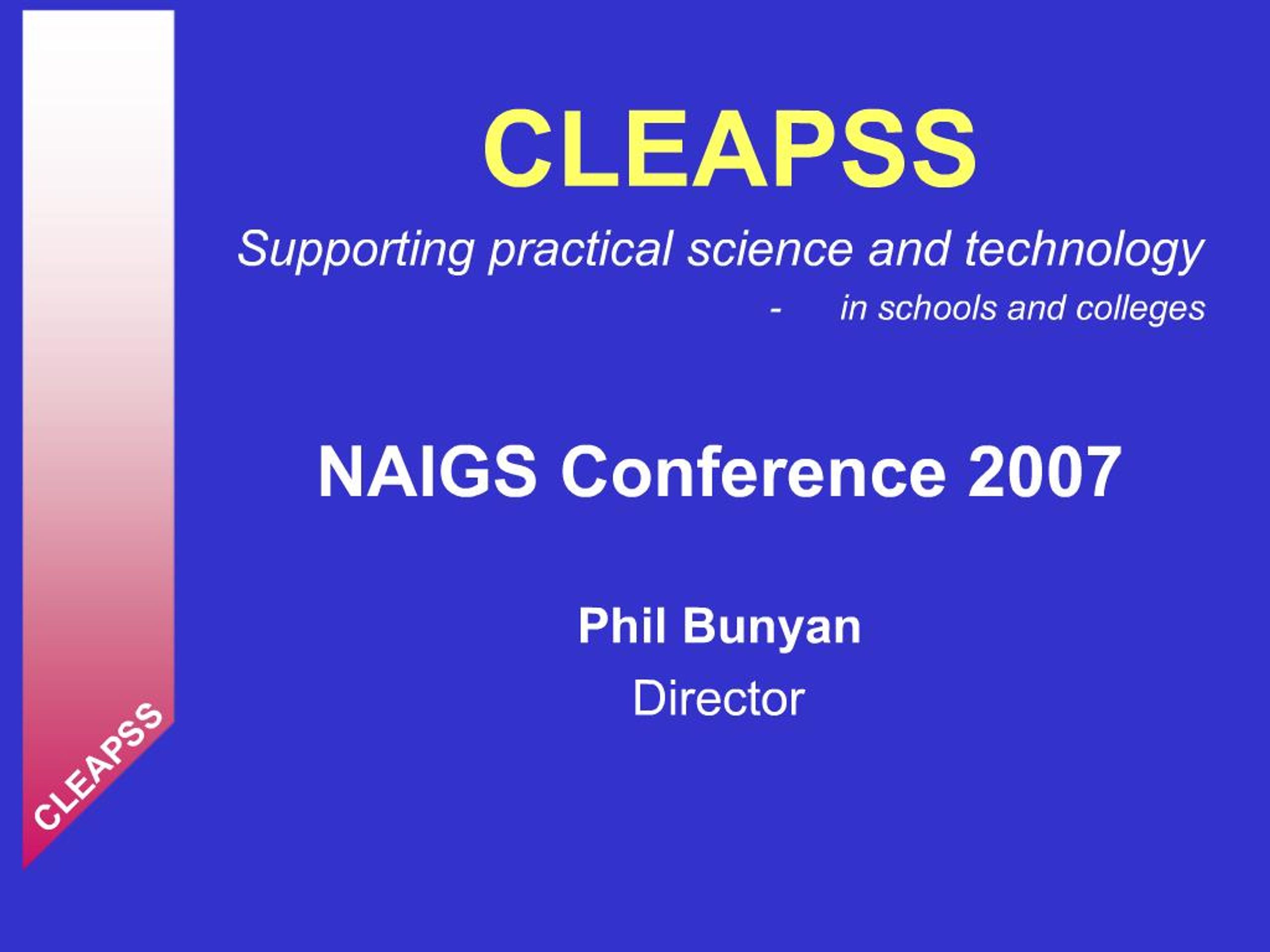 Cleaphs PPT - CLEAPSS PowerPoint Presentation, free download - ID:643905