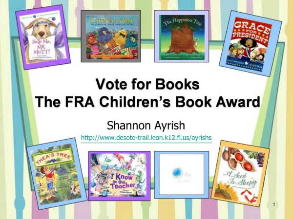 Vote for Books The FRA Children s Book Award