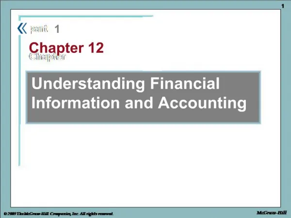 Understanding Financial Information and Accounting
