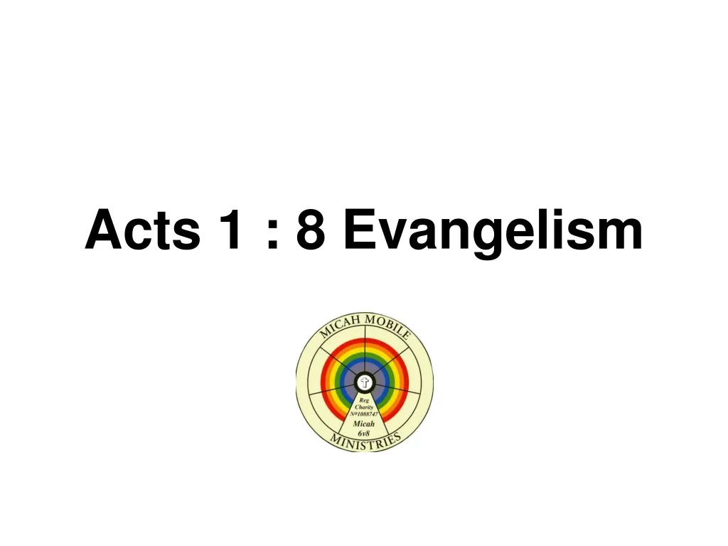 acts 1 8 evangelism