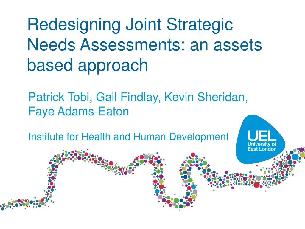 redesigning joint strategic needs assessments an assets based approach