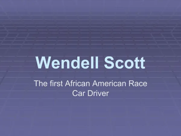 Wendell Scott