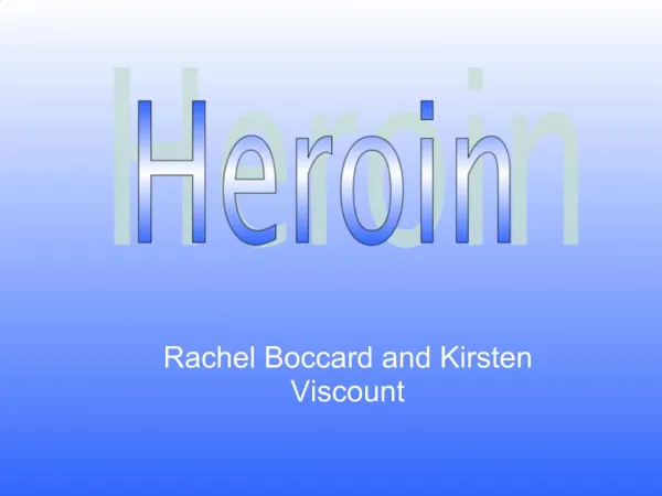 Rachel Boccard and Kirsten Viscount