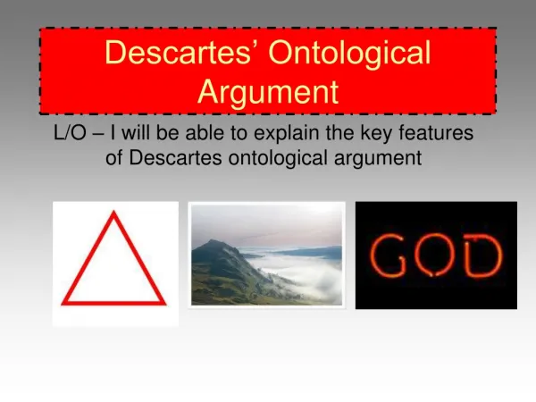 Descartes’ Ontological Argument