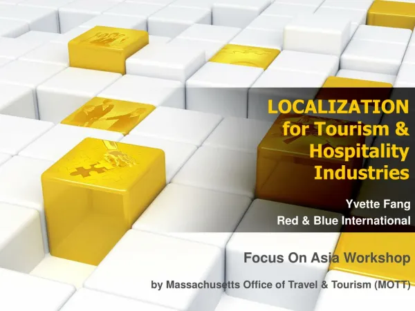 LOCALIZATION for Tourism &amp; Hospitality Industries