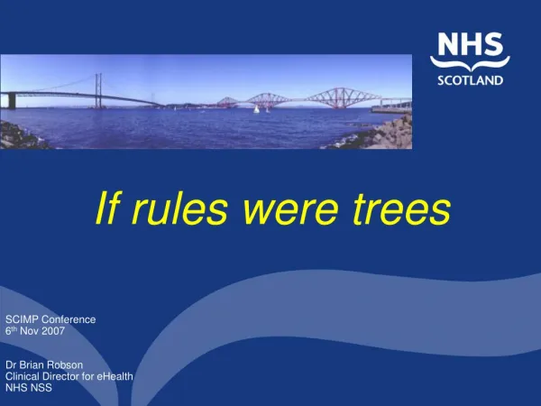 If rules were trees
