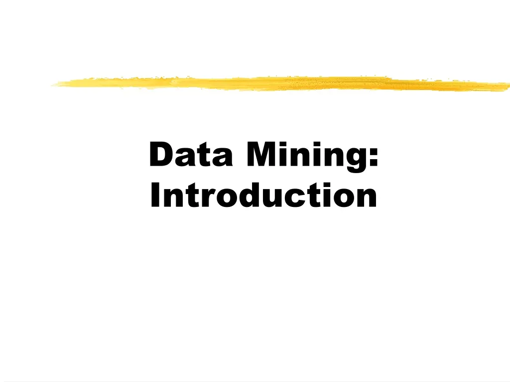 data mining introduction