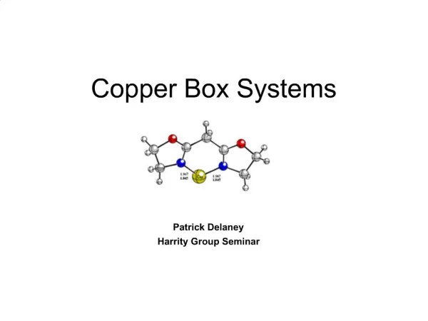Copper Box Systems