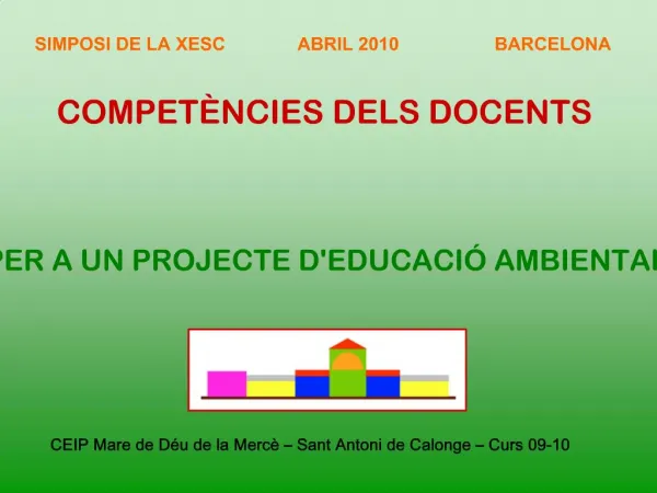 COMPET NCIES DELS DOCENTS