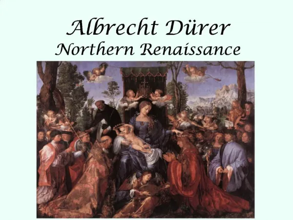Albrecht D rer Northern Renaissance