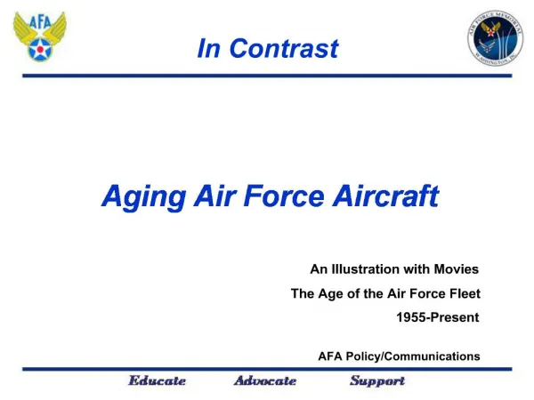 Aging Air Force Aircraft