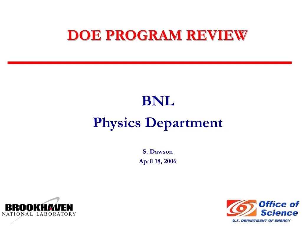 doe program review