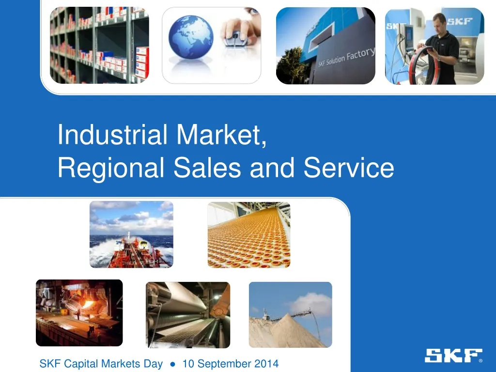 industrial market regional sales and service