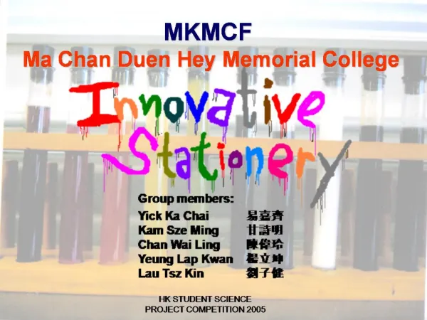 MKMCF Ma Chan Duen Hey Memorial College