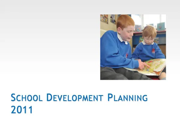 School Development Planning 2011