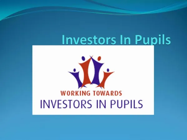 Investors In Pupils