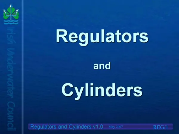 Regulators and Cylinders