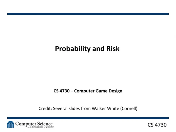 Probability and Risk