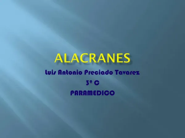 Alacranes