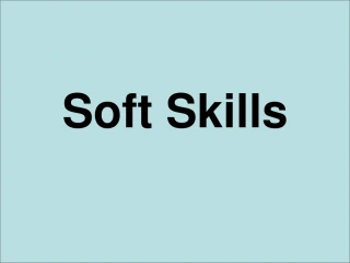 Soft Skills - slide 1