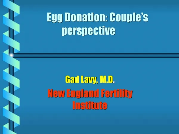 Egg Donation: Couple s perspective