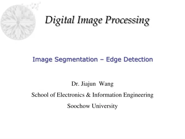 Image Segmentation – Edge Detection