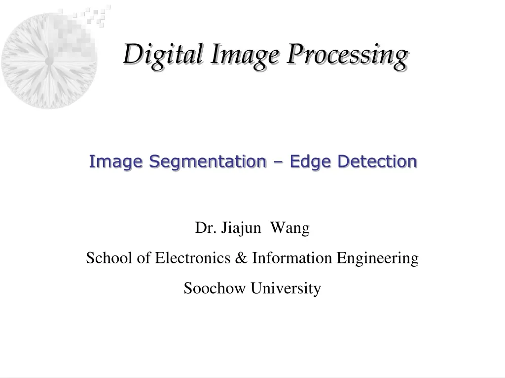 image segmentation edge detection
