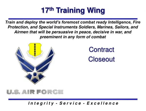 17 th Training Wing