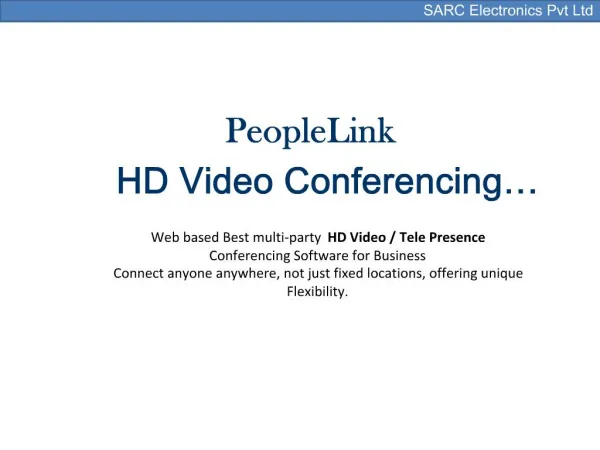 SARC Electronics Pvt Ltd