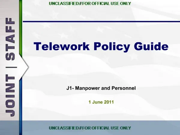 Telework Policy Guide