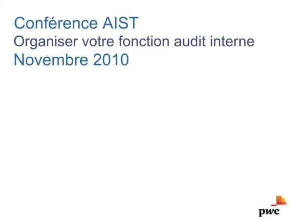 Conf rence AIST