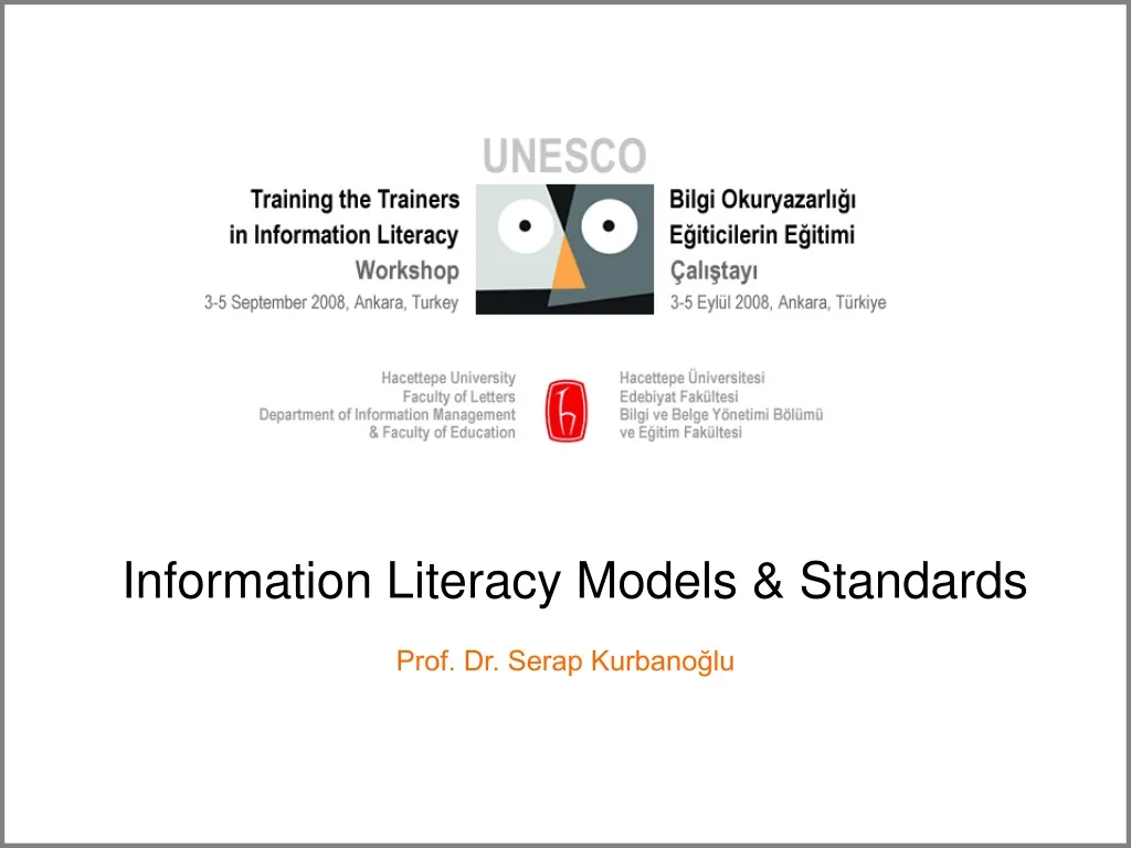 information literacy models standards