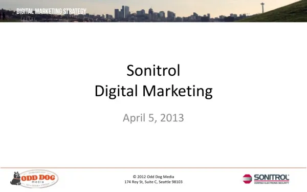 Sonitrol Digital Marketing