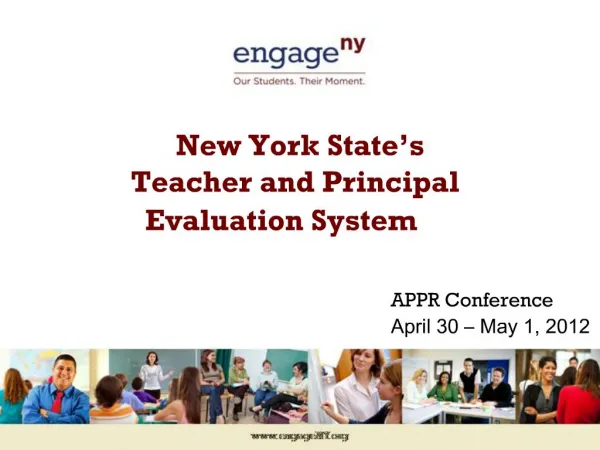 New York State s Teacher and Principal Evaluation System