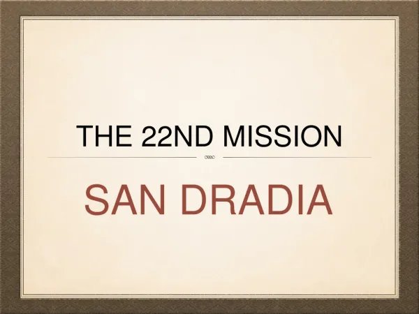 the 22nd mission