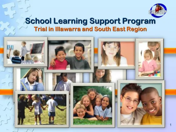 School Learning Support Program Trial in Illawarra and South East Region