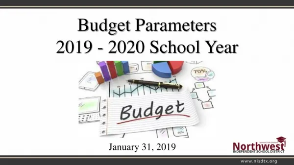 Budget Parameters 2019 - 2020 School Year